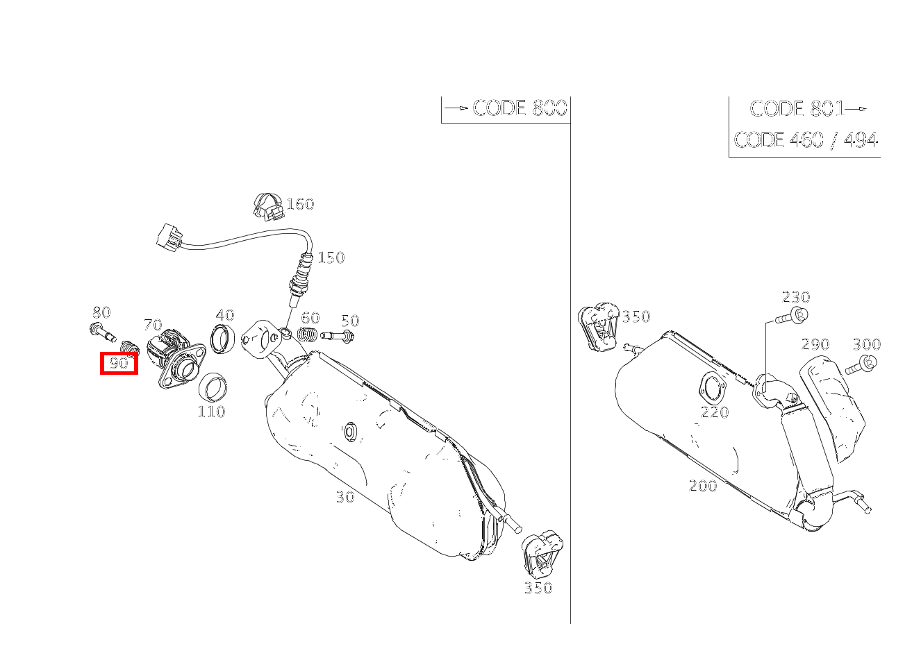 Druckfeder ZWISCHENROHR AN SCHALLDAEMPFER fortwo coupé mhd 52 kW 460 Druckfeder ZWISCHENROHR AN SCHALLDAEMPFER fortwo coupé mhd 52 kW 460
