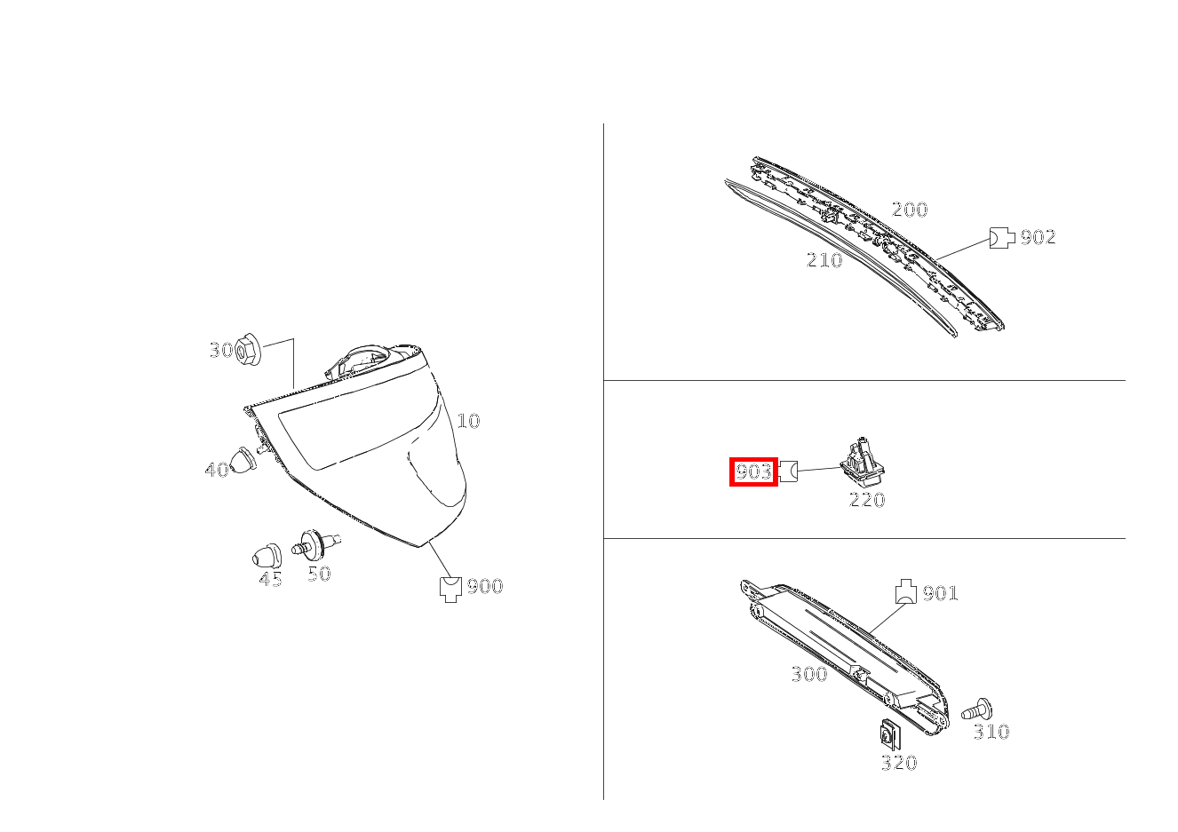Kupplungsgehäuse KENNZEICHENLEUCHTE RECHTS E19/2; 2-PIN MLK1.2 SL65 AMG 231 Kupplungsgehäuse KENNZEICHENLEUCHTE RECHTS E19/2; 2-PIN MLK1.2 SL65 AMG 231
