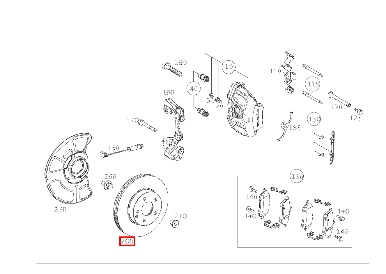 Bremsscheibe belüftet Vorn rechts CLS350 S 218