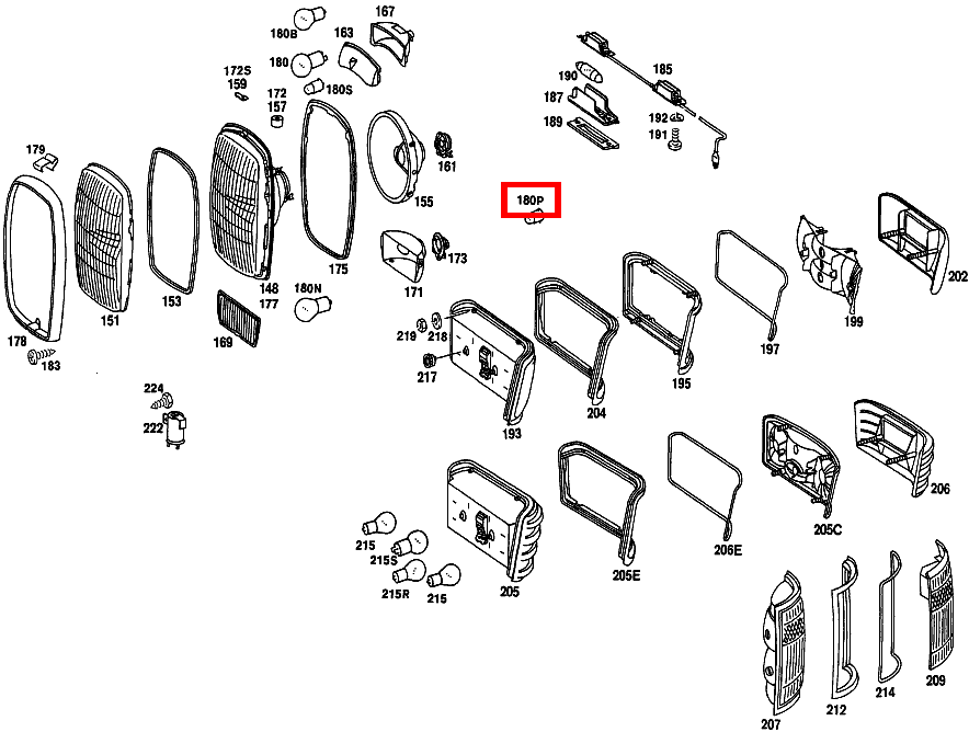 Glühlampe PARKLICHT; 12V T4W 200 D 115 Glühlampe PARKLICHT; 12V T4W 200 D 115