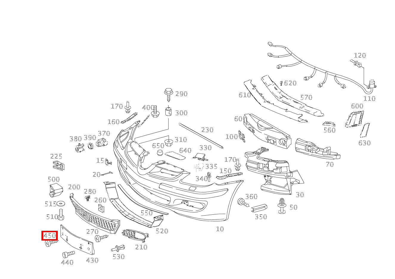 LINSENKOPFSCHR. KENNZEICHENBEFESTIGUNG; 5X12 SLK 55 AMG Roadster 171 LINSENKOPFSCHR. KENNZEICHENBEFESTIGUNG; 5X12 SLK 55 AMG Roadster 171