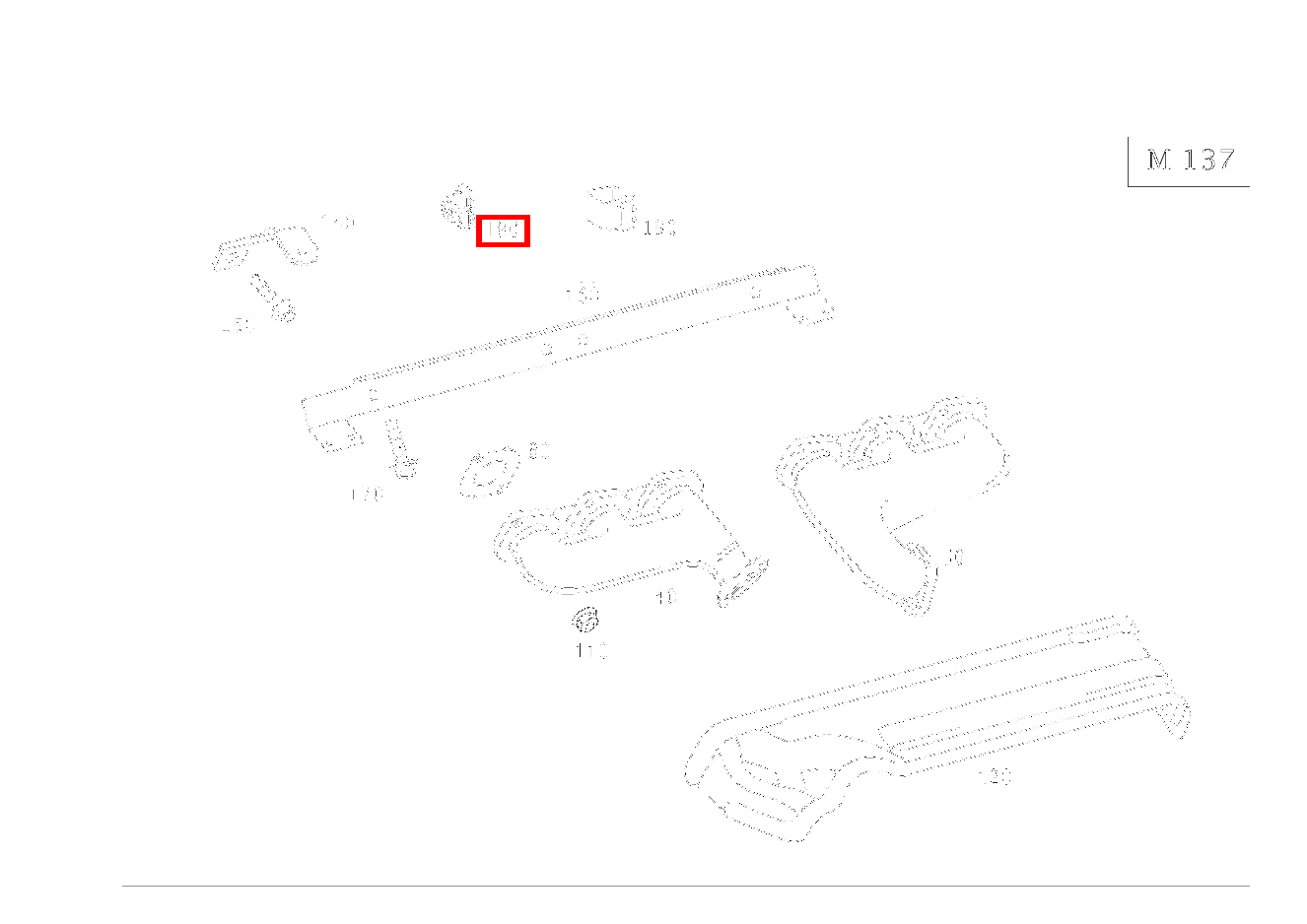 Schelle BEFESTIGUNG O2-SONDENKONTAKTIERUNG UND KABEL AN HALTER; 18.0X18.5 MM S 600 Limousine (langer Radstand) 220