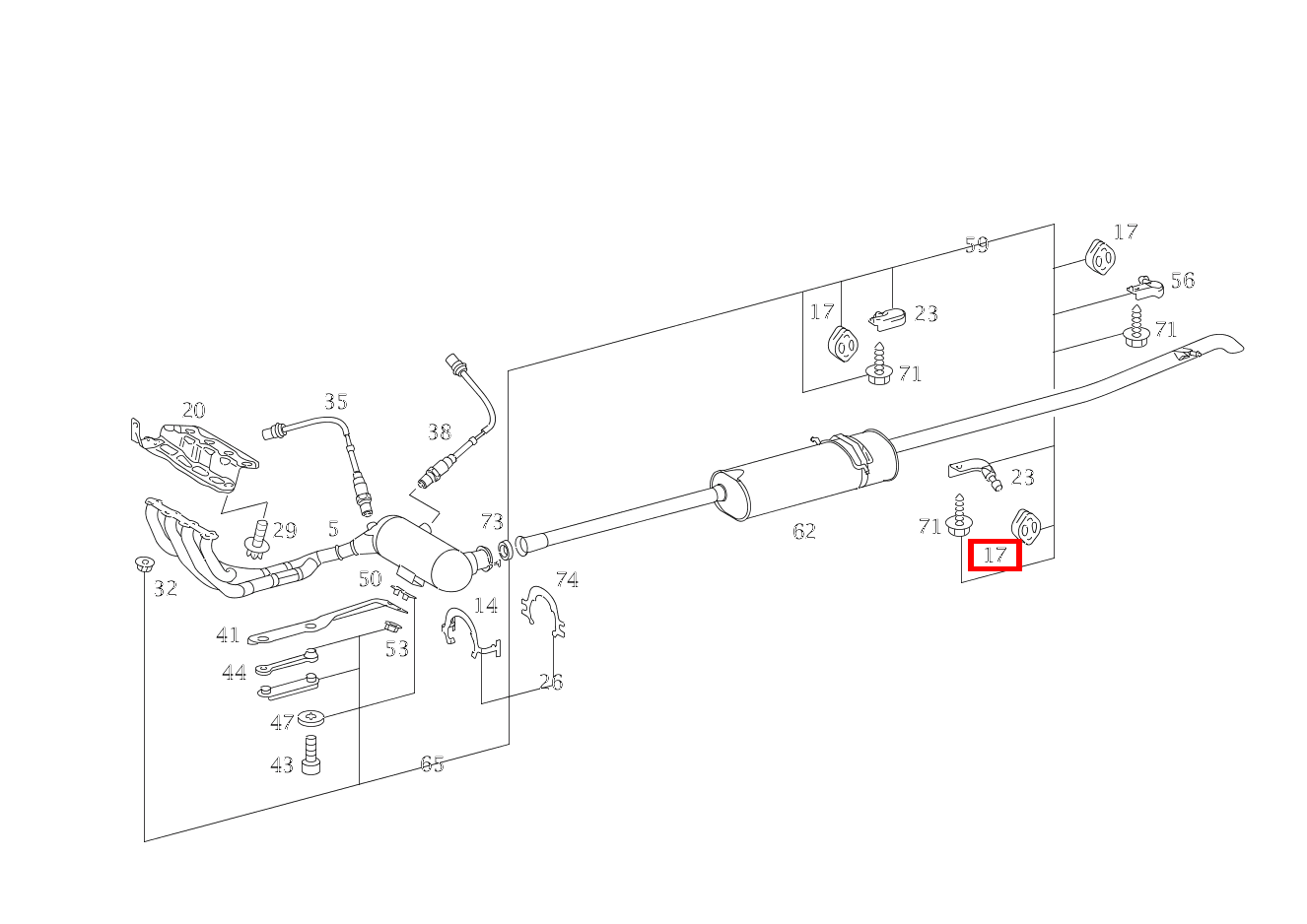 Aufhängering Vaneo 1.6 TREND 414 Aufhängering Vaneo 1.6 TREND 414