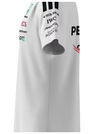 T-Shirt Herren, Fahrer Authentic, Mercedes-AMG F1 weiß