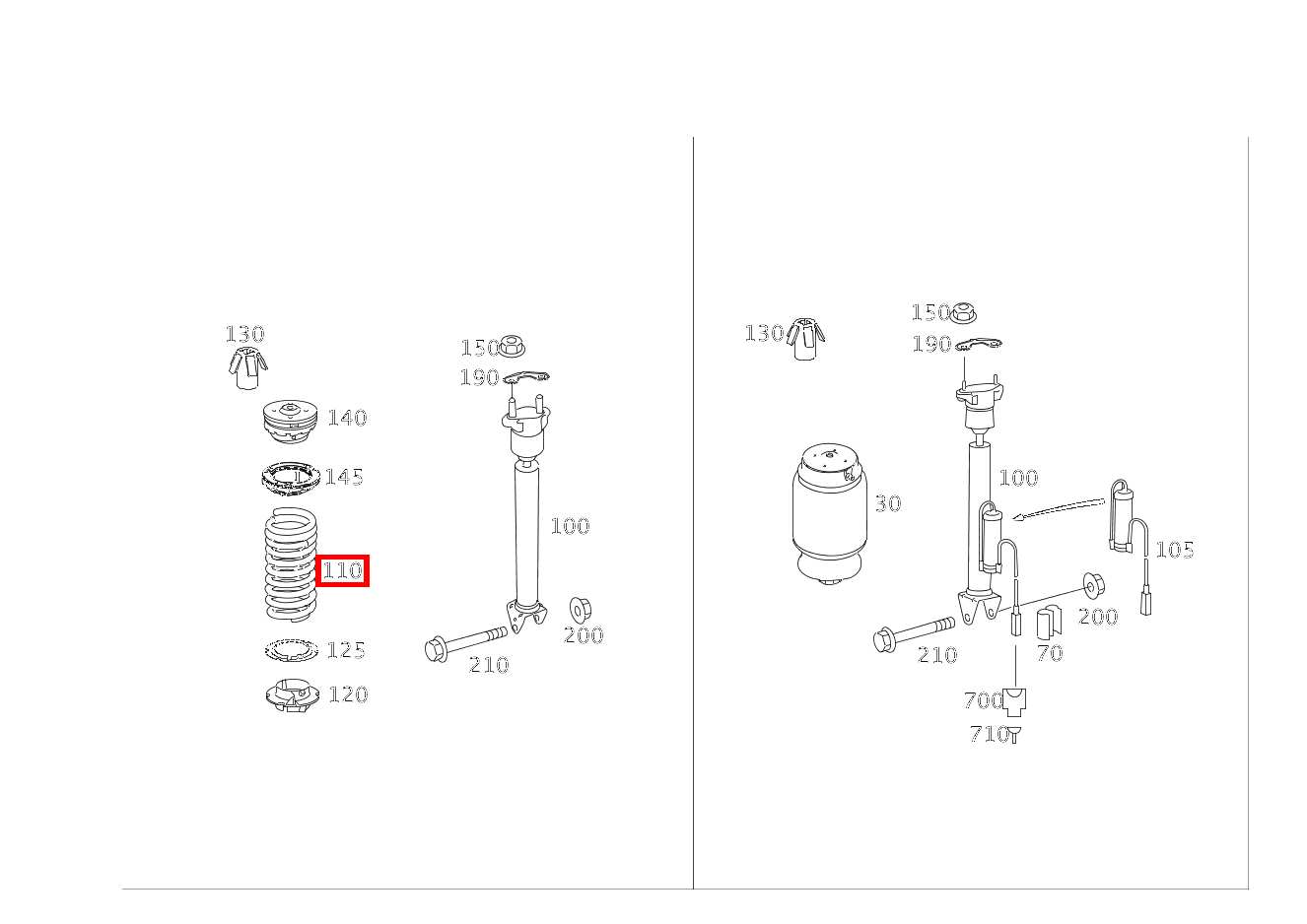 Schraubenfeder HINTEN LINKS UND RECHTS R 350 BCA 251 Schraubenfeder HINTEN LINKS UND RECHTS R 350 BCA 251