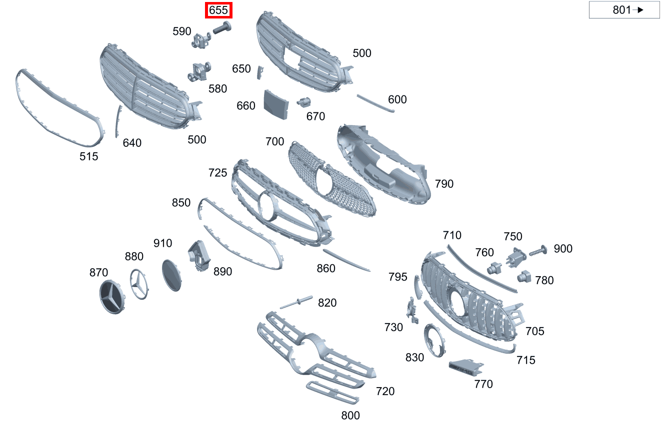 Sechsrundschraube GEHAEUSE AN KUEHLERVERKLEIDUNG; 5X16 Mercedes-AMG E 63 S 4MATIC+ T-Modell 213 Sechsrundschraube GEHAEUSE AN KUEHLERVERKLEIDUNG; 5X16 Mercedes-AMG E 63 S 4MATIC+ T-Modell 213