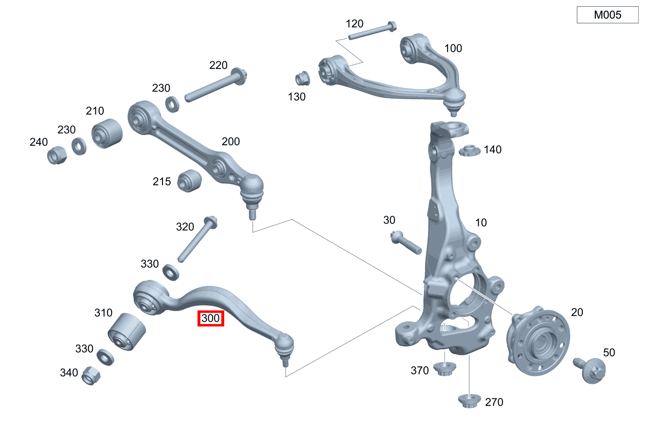 Zugstrebe Links CLS 450 4MATIC 257