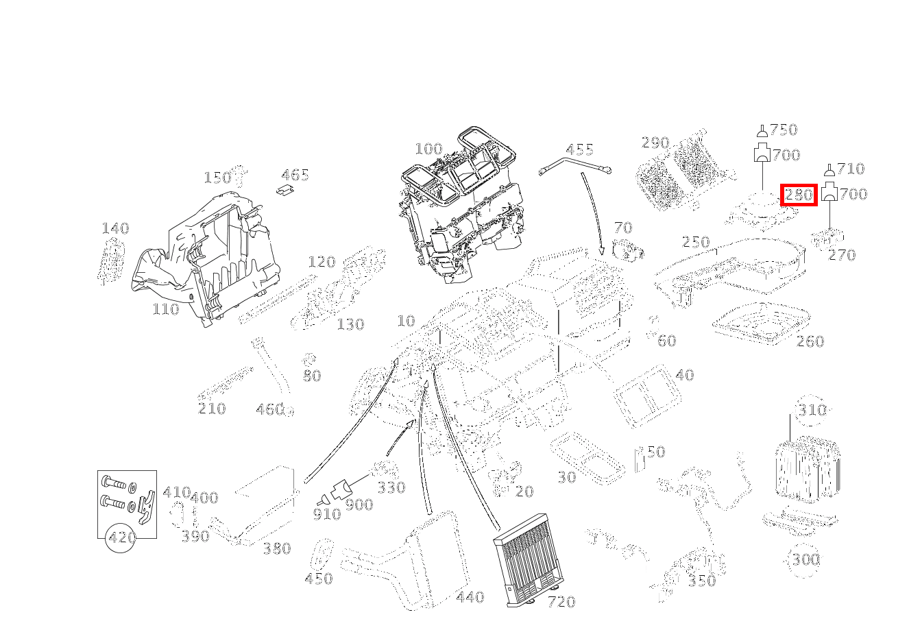 AXIALGEBLAESE E 270 FG CDI Fahrgestell lang 211 AXIALGEBLAESE E 270 FG CDI Fahrgestell lang 211