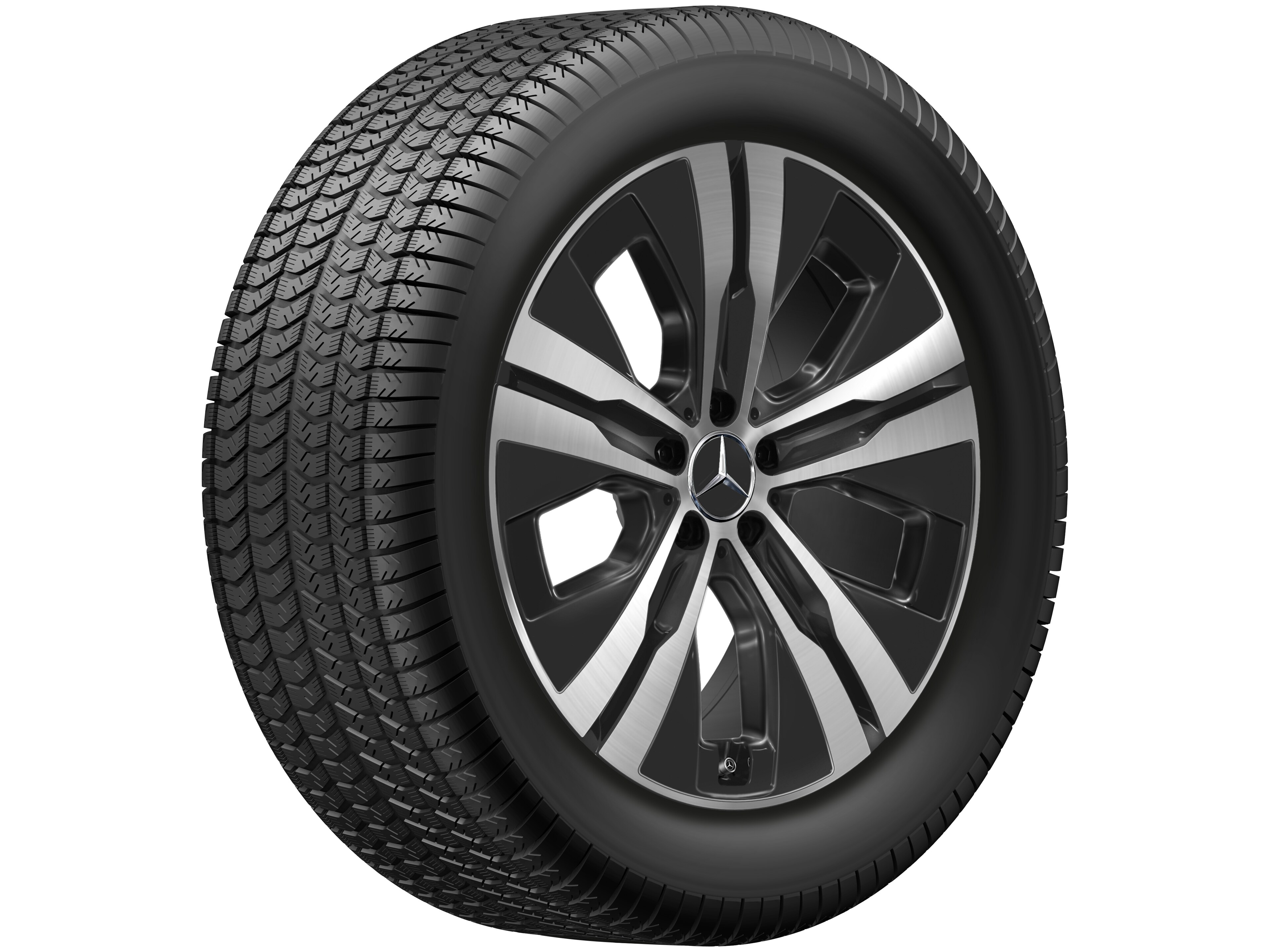 5-Speichen-Rad, Aero, 50,8 cm (20 Zoll), glanzgedr