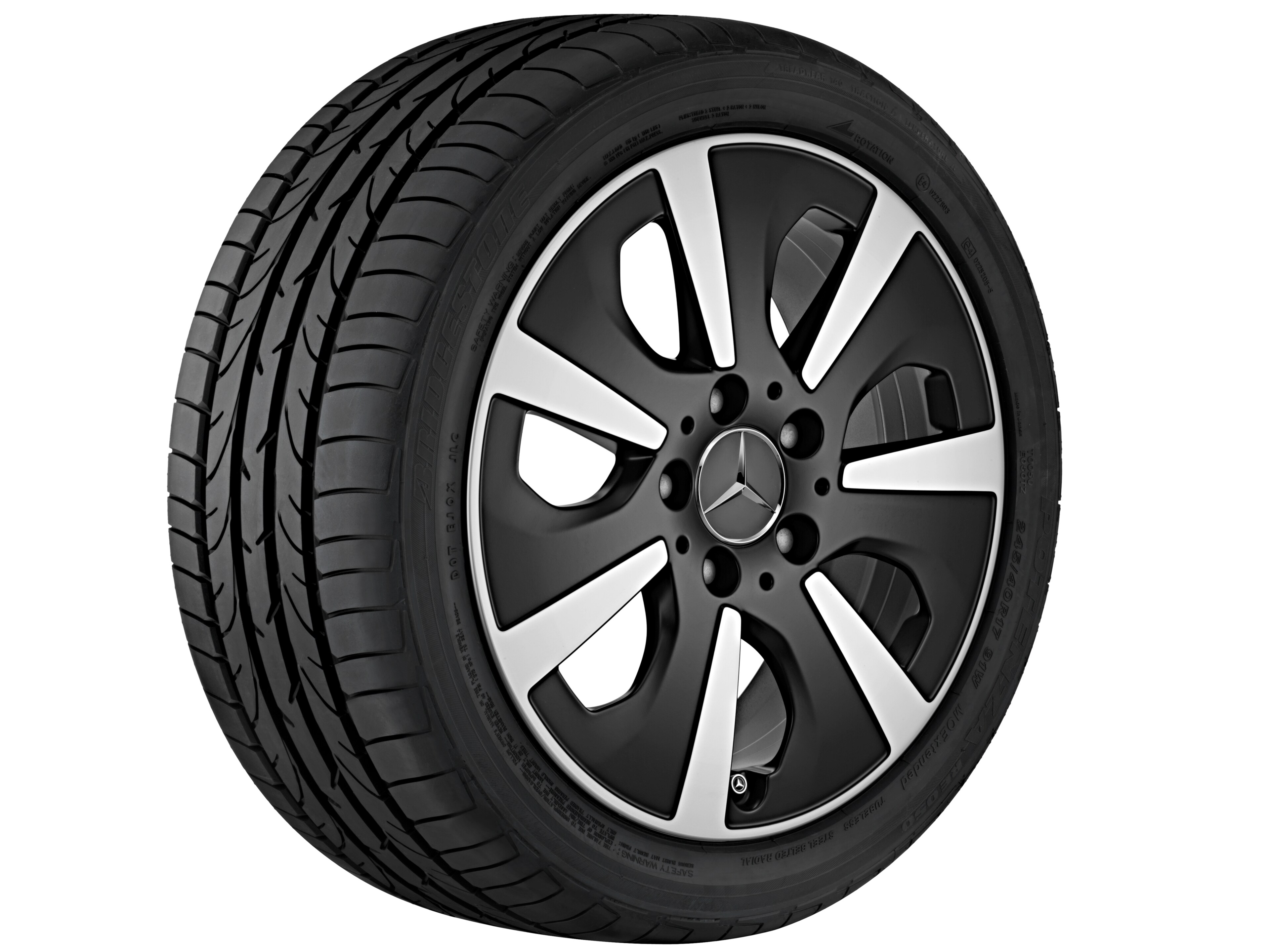 Mercedes-Benz - MB 7-Speichen-Rad, 40,6 cm (16 Zoll), glanzge MB 7-Speichen-Rad, 40,6 cm (16 Zoll), glanzge