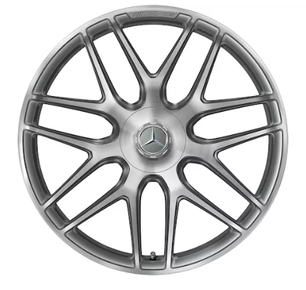 AMG Schmiederad 22 Zoll, 10 J x 22 ET 55, titangrau, glanzgedreht AMG Schmiederad 22 Zoll, 10 J x 22 ET 55, titangrau, glanzgedreht
