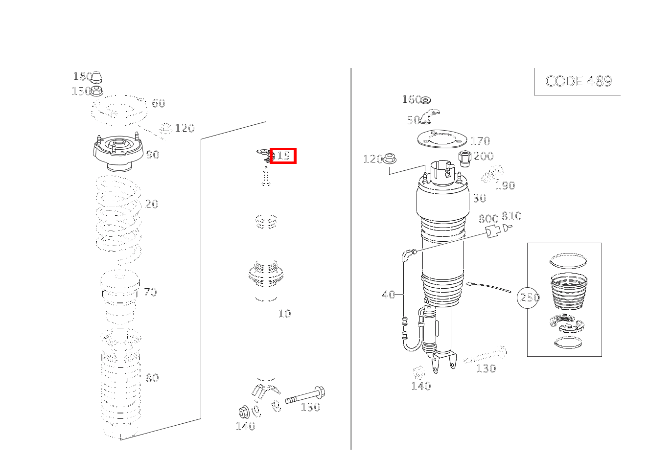 Abstandsscheibe E 220 CDI T-Modell 212
