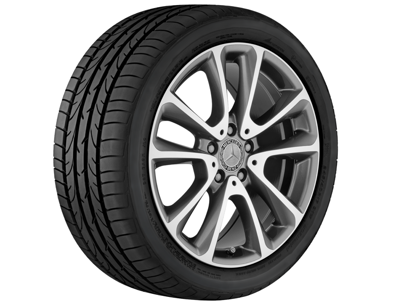 Original Mercedes-Benz 18 Zoll 5-Doppelspeichen-Rad tremolit 