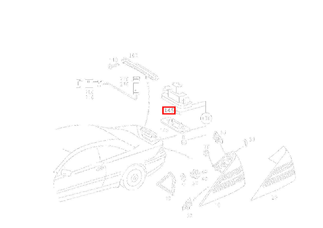 Glühlampe 12V-5W CL 65 AMG Coupé 215
