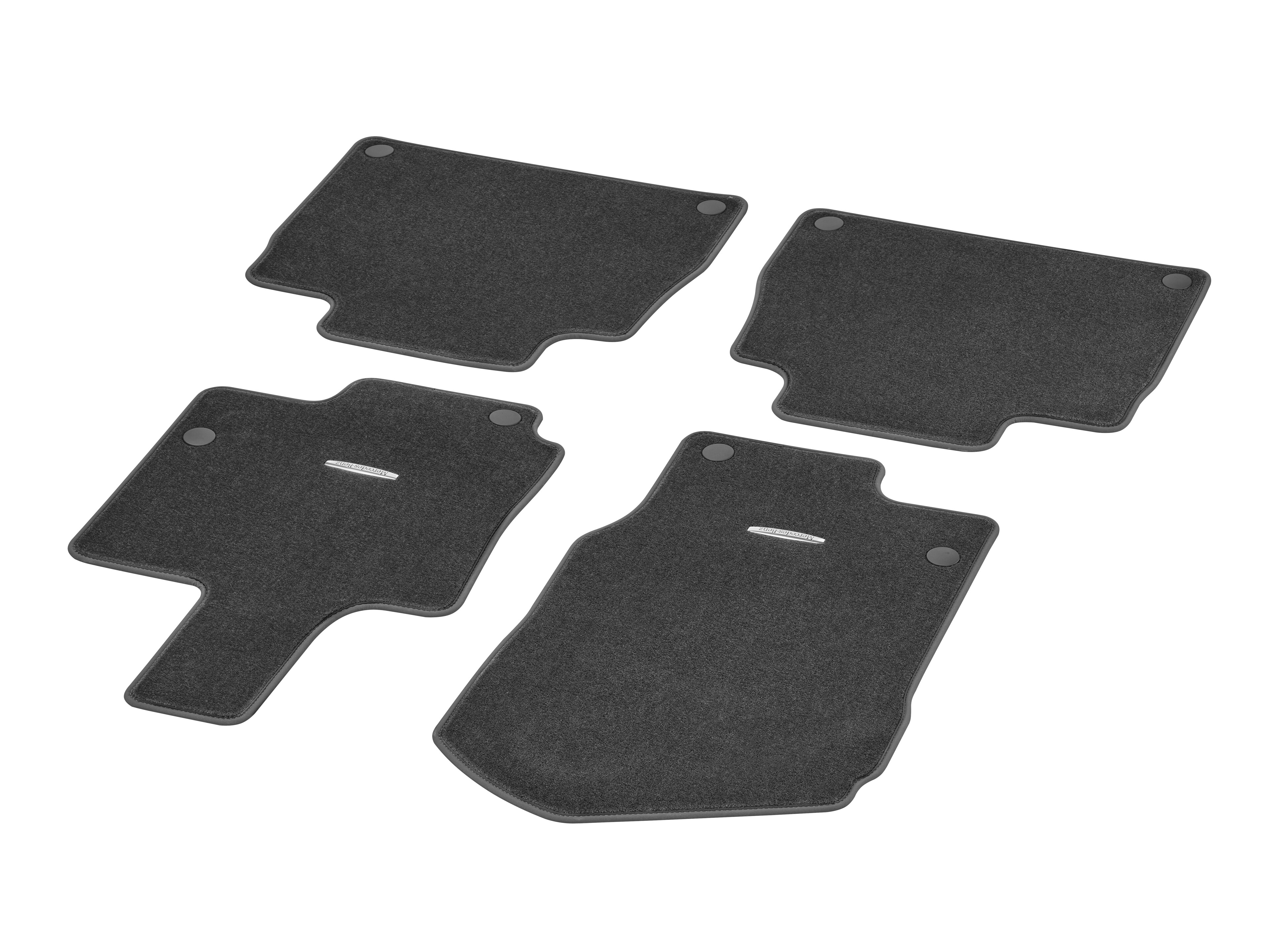 Veloursmatten CLASSIC, Satz, 4-teilig