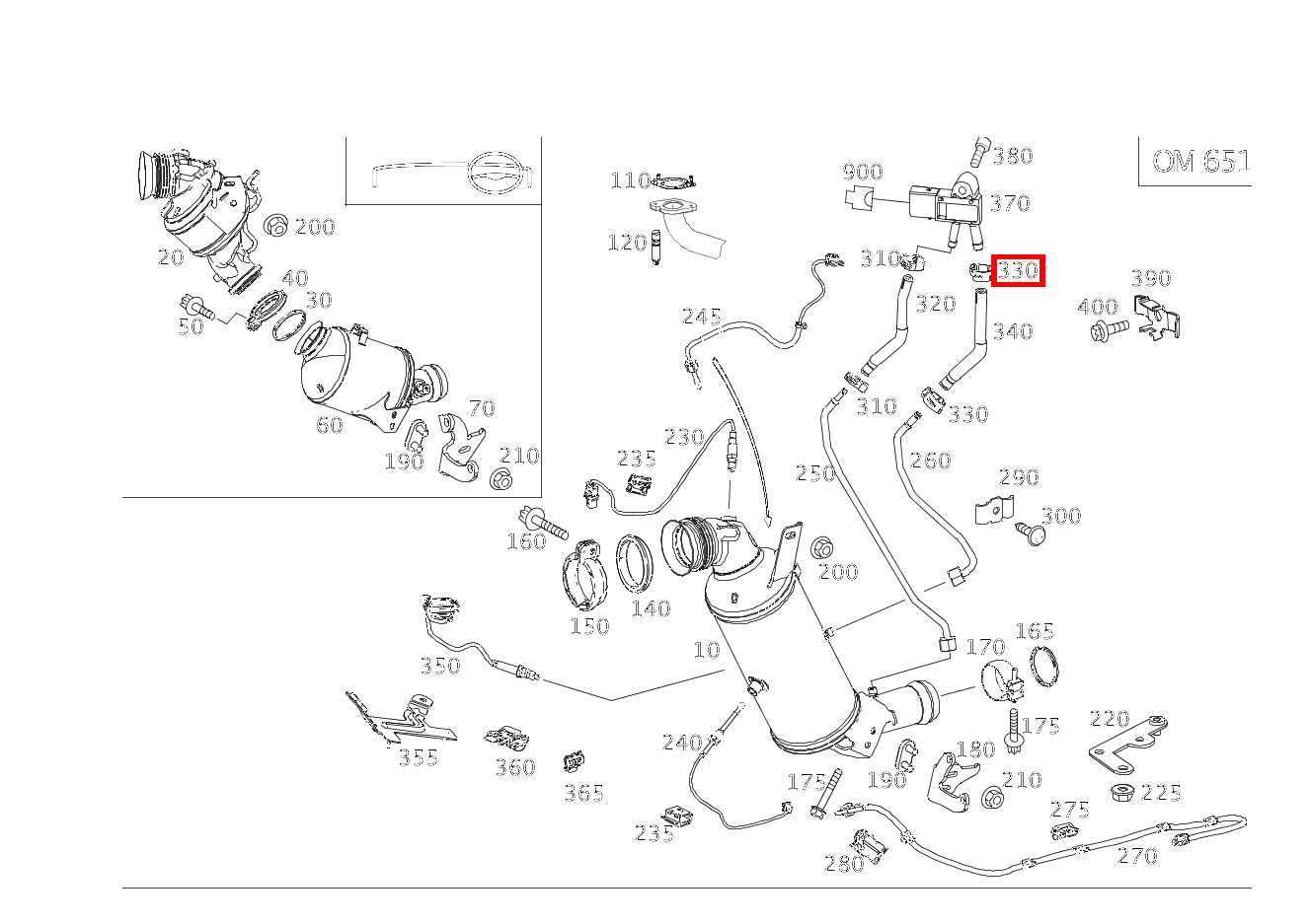 Schlauchschelle Schlauchbefestigung; 13-14.5 MM E250CDI CA 207 Schlauchschelle Schlauchbefestigung; 13-14.5 MM E250CDI CA 207