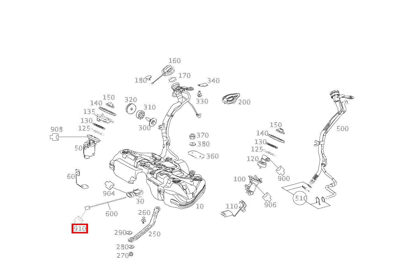 Stecker STECKVERBINDUNG TANK (DRUCKSENSOR) X25/4; 3-PIN MQS E350CGI BE 207 Stecker STECKVERBINDUNG TANK (DRUCKSENSOR) X25/4; 3-PIN MQS E350CGI BE 207