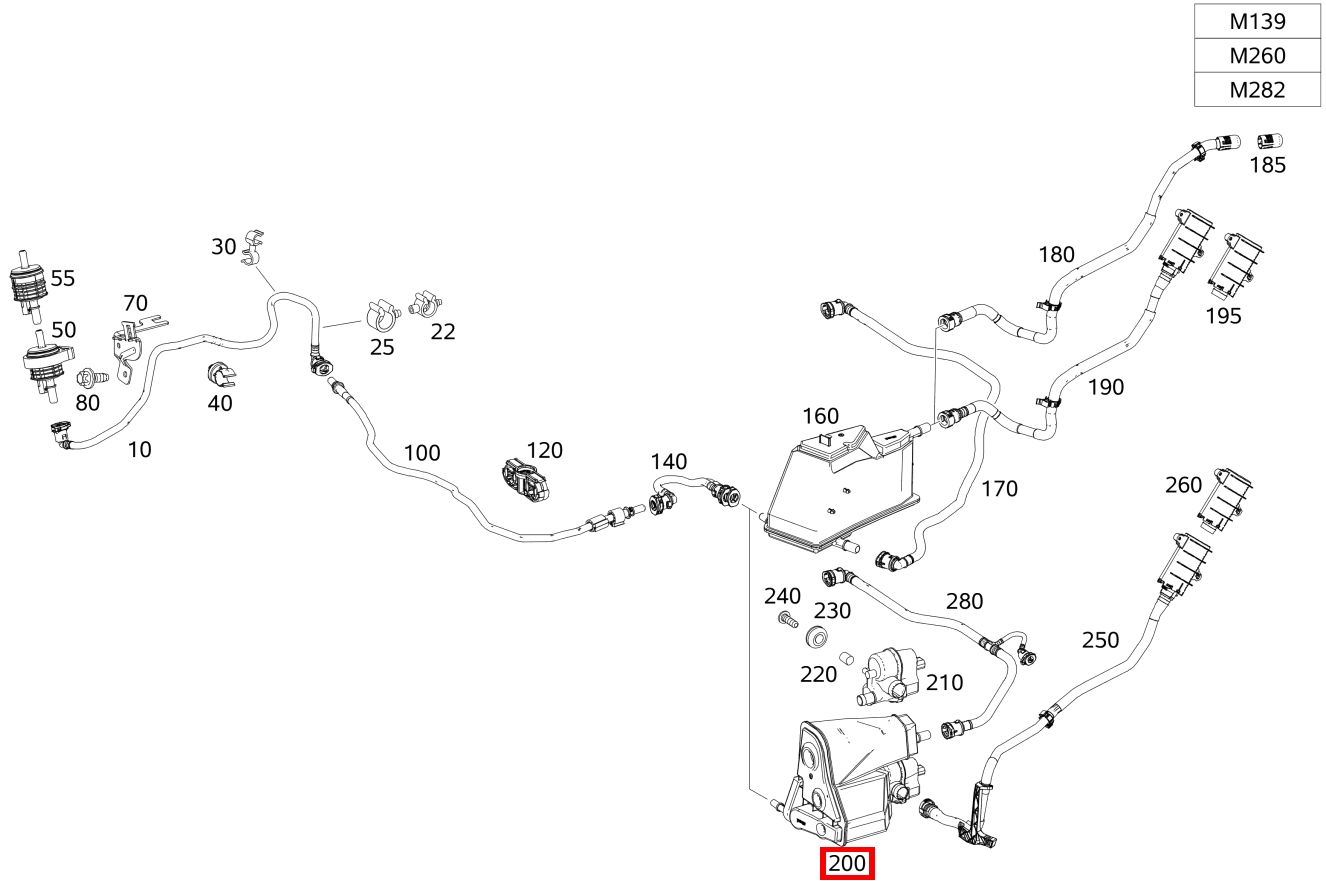 Aktivkohlefilter Mercedes-AMG CLA 45 S 4MATIC+ Coupé 205 Aktivkohlefilter Mercedes-AMG CLA 45 S 4MATIC+ Coupé 205