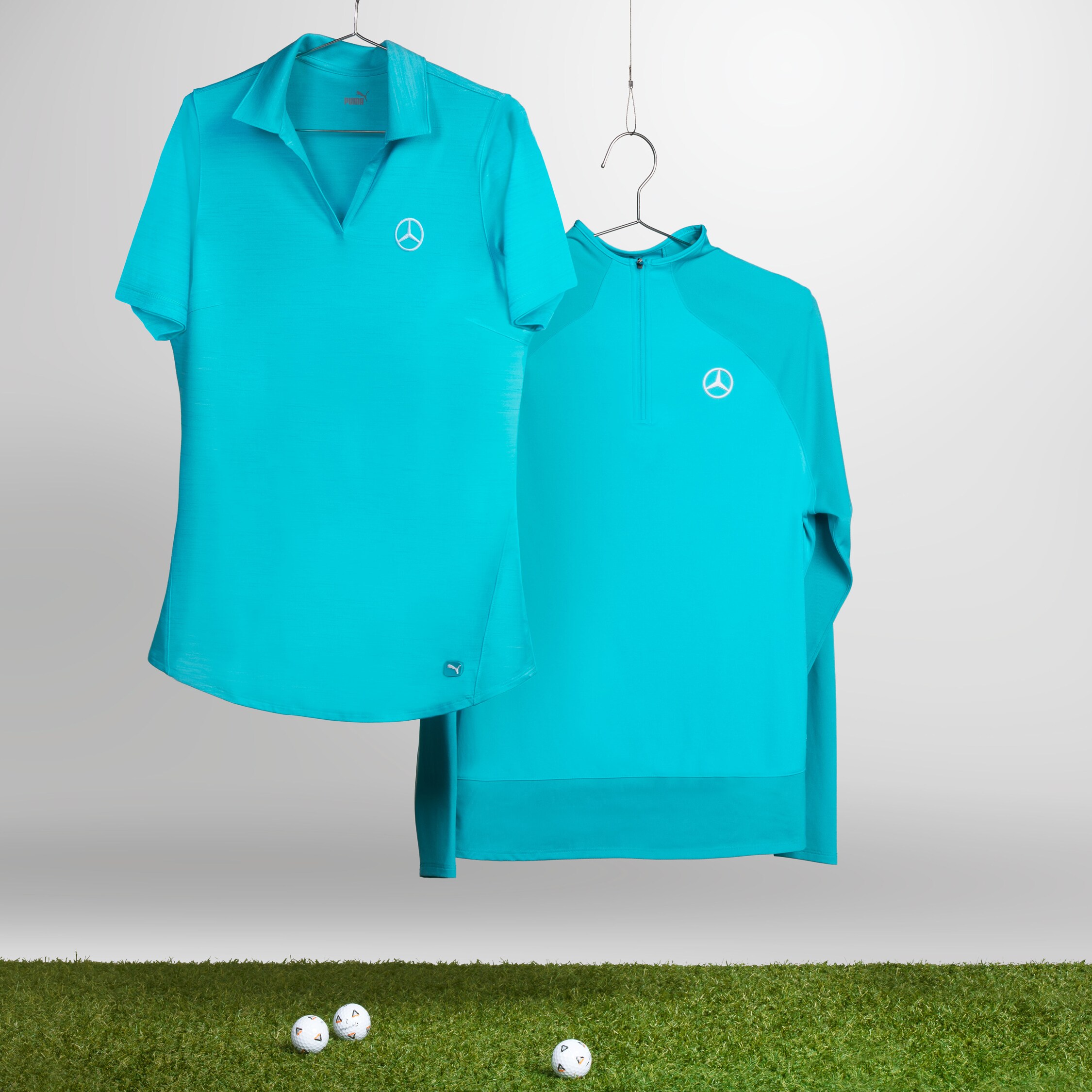 Mercedes-Benz - Ladies' golf polo shirt & Ladies' golf sweater Ladies' golf polo shirt & Ladies' golf sweater