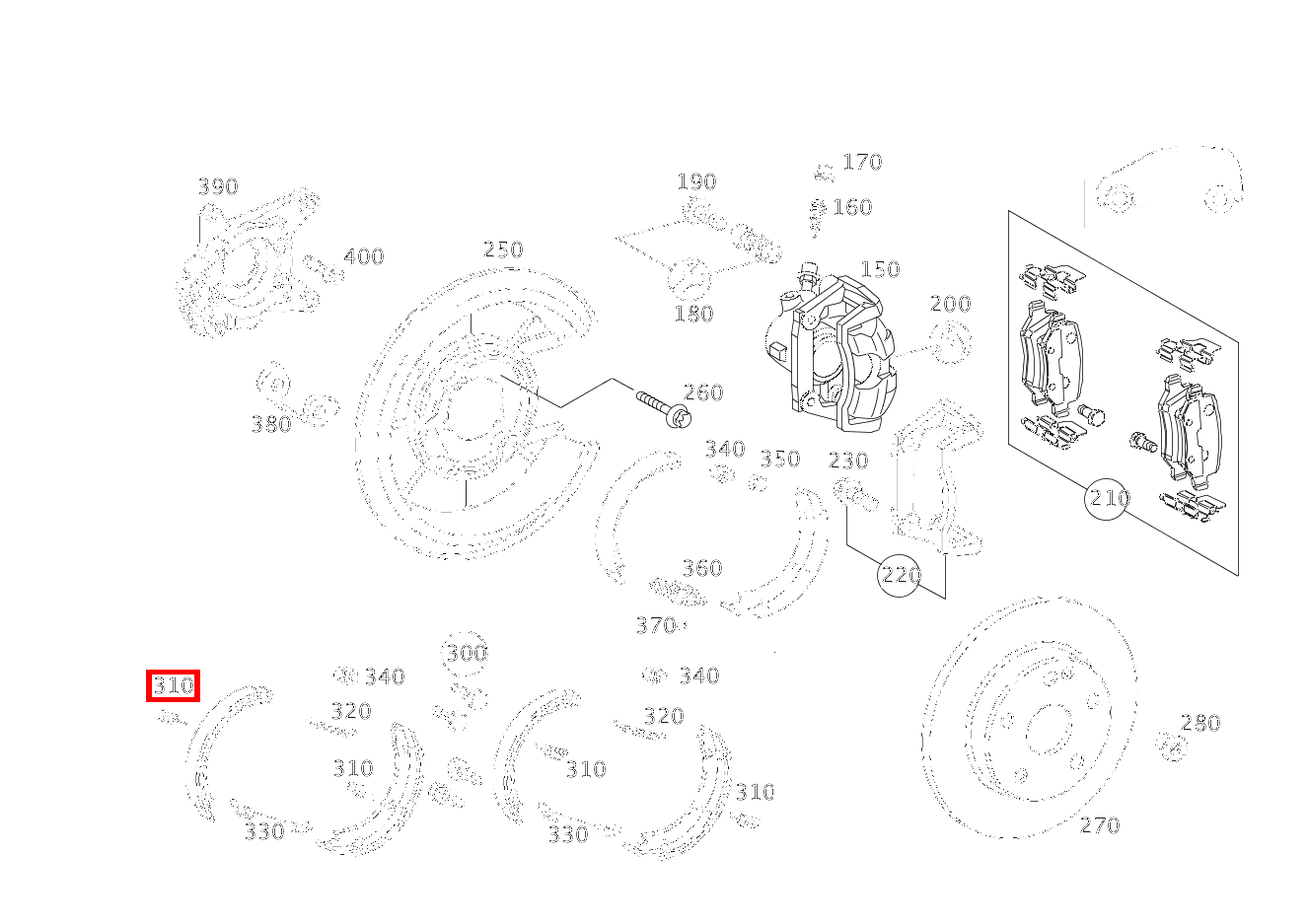 Zugfeder BREMSBACKEN AN ABDECKBLECH A 210 L EVOLUTION 168 Zugfeder BREMSBACKEN AN ABDECKBLECH A 210 L EVOLUTION 168