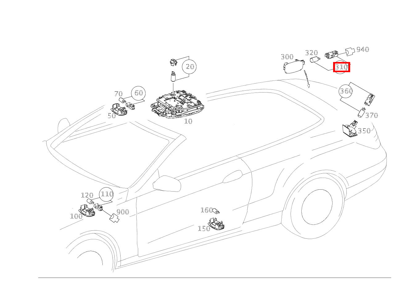 Lampenfassung MIT GLUEHLAMPE; 12V-5W E 500/550 CABR. 207 Lampenfassung MIT GLUEHLAMPE; 12V-5W E 500/550 CABR. 207