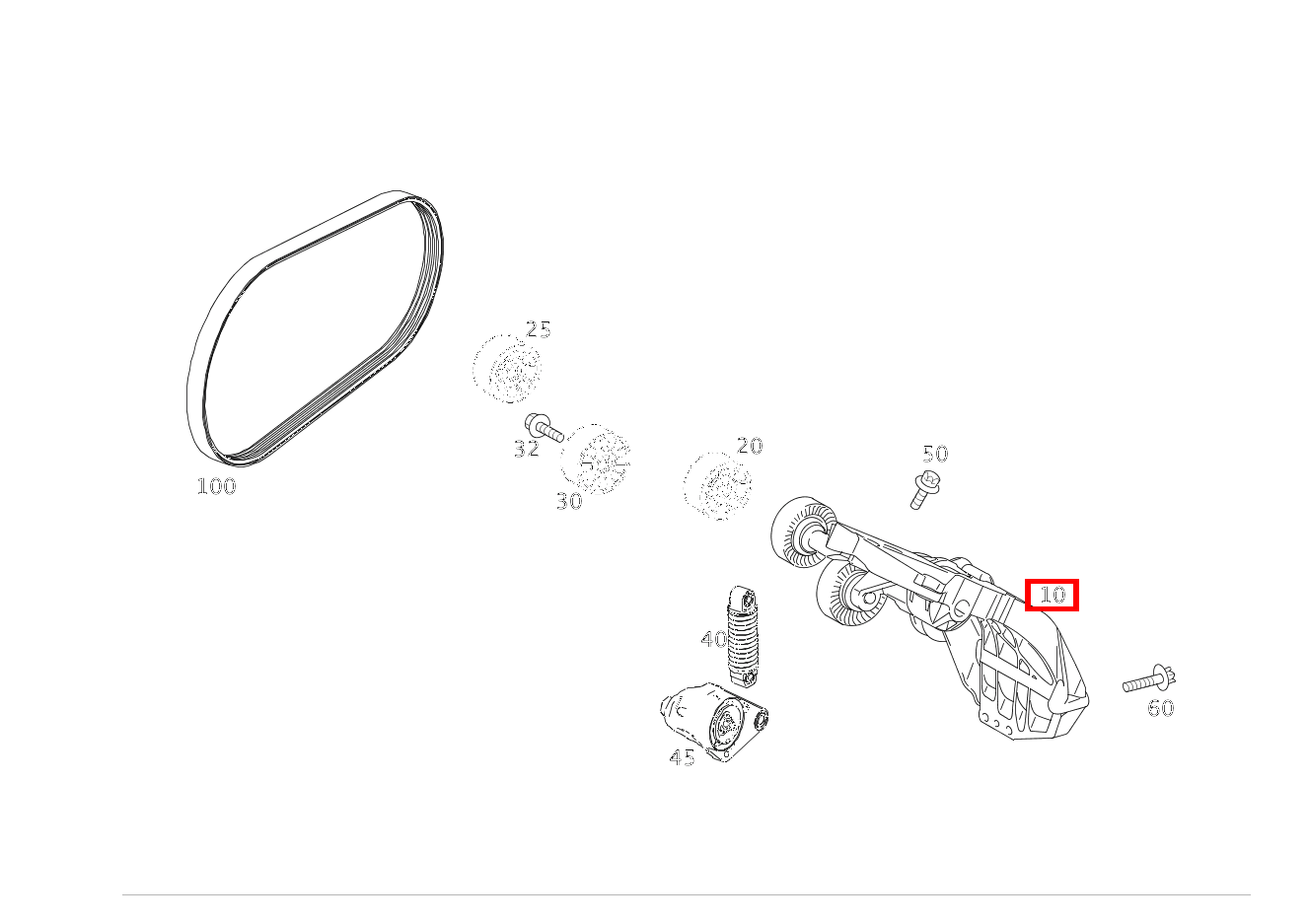 Riemenspanner B 250 246