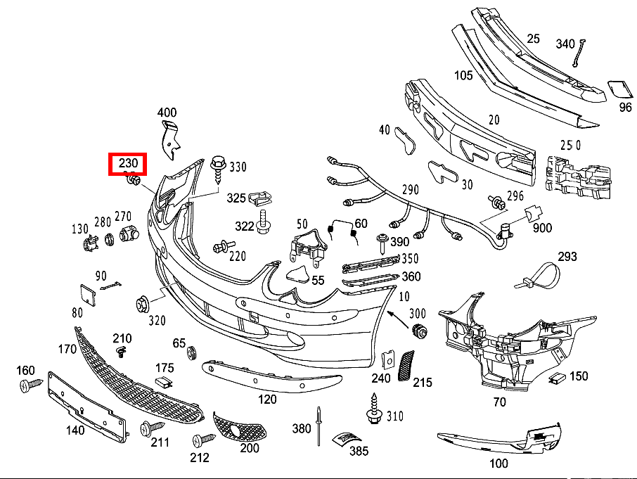 Spreizniet BEFESTIGUNG INNENTEIL; 5mm SL 65 AMG Roadster BCA 230 Spreizniet BEFESTIGUNG INNENTEIL; 5mm SL 65 AMG Roadster BCA 230