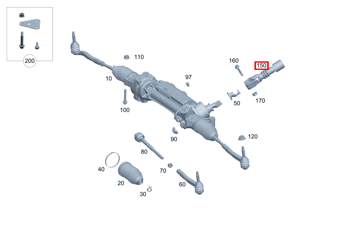 Lenkungskupplung Lenkungskupplung CLS 350 d 4MATIC Coupé RL 257