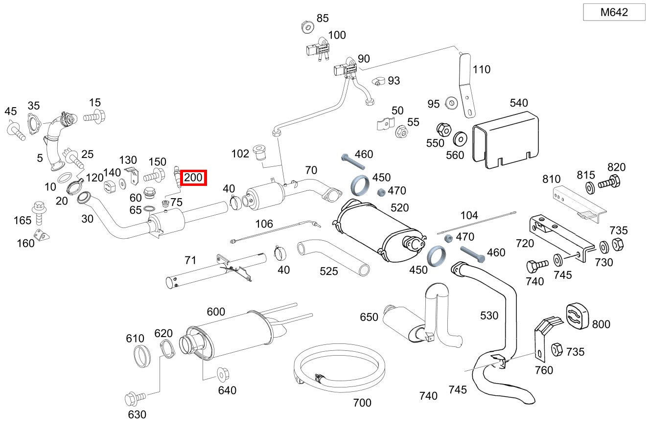 Lambdasonde G 300 CDI/4X4/3428 Lang 461 Lambdasonde G 300 CDI/4X4/3428 Lang 461