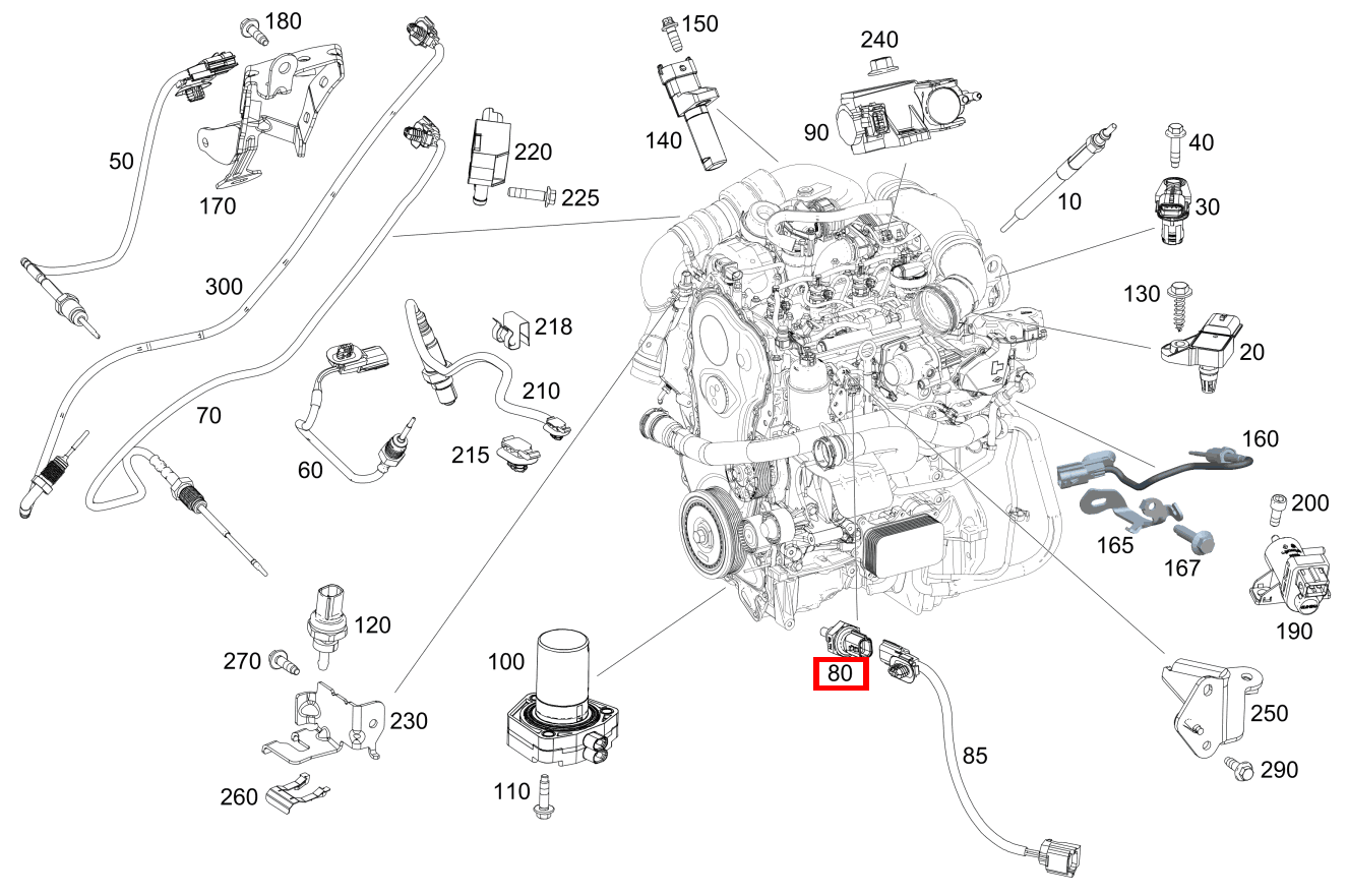 Temperatursensor Kühlmittel C 200 T d BCA 205