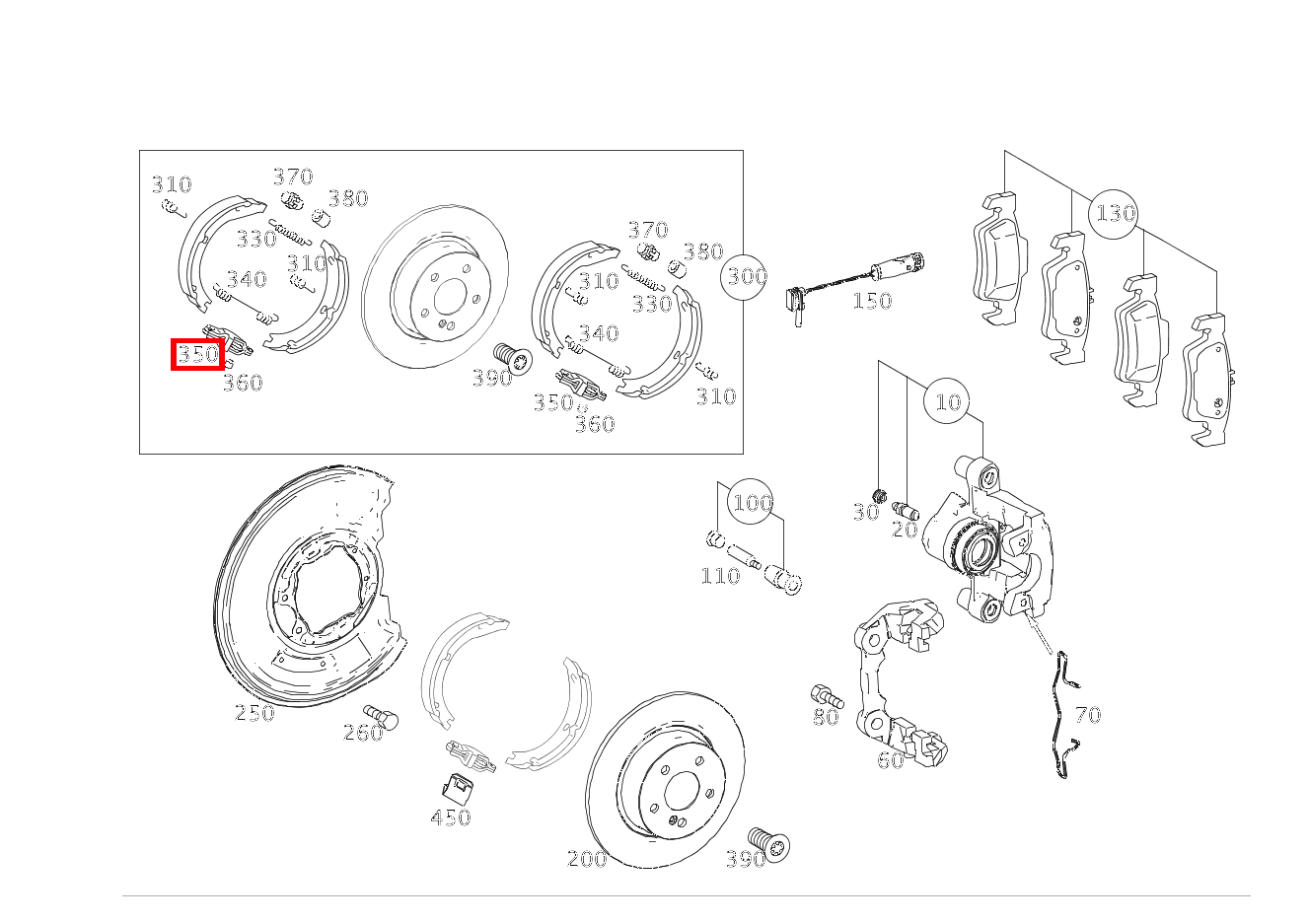 SPREIZSCHLOSS BREMSE Spreizschloss C 180 205