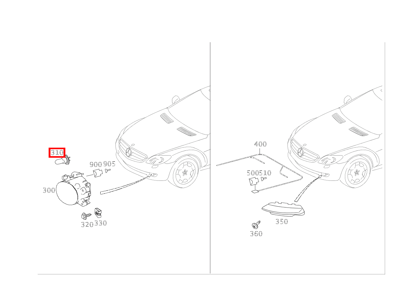 Glühlampe NEBELSCHEINWERFER RECHTS; H7 12V-55W CL 500 Coupé 4M BCA 216 Glühlampe NEBELSCHEINWERFER RECHTS; H7 12V-55W CL 500 Coupé 4M BCA 216