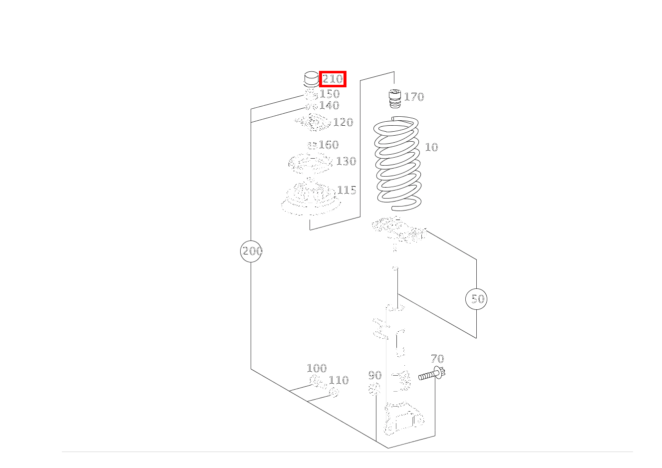 Staubschutzkappe C 220 d T-Modell 205