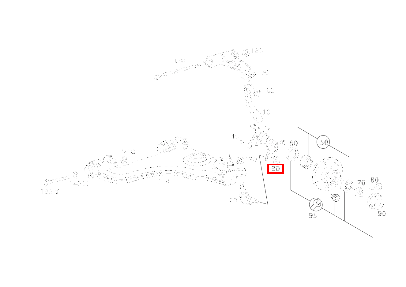 Sechskantmutter GELENK AN ACHSSCHENKEL; M14X1,5 E280 210 Sechskantmutter GELENK AN ACHSSCHENKEL; M14X1,5 E280 210