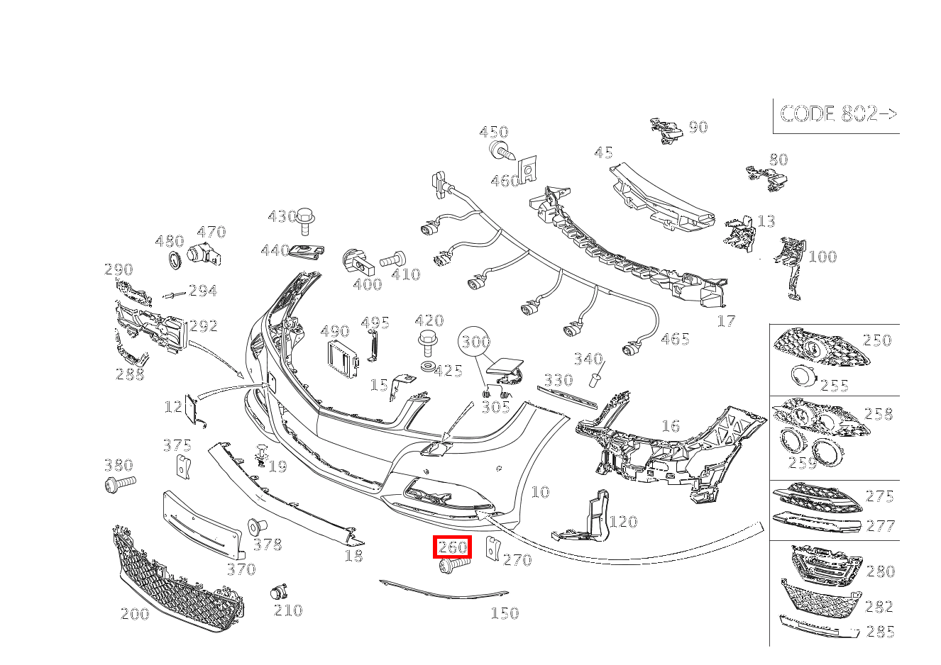 Blechschraube ABDECKUNG AN STOSSFAENGER; 3.5X22 C320TCDI 4M 204 Blechschraube ABDECKUNG AN STOSSFAENGER; 3.5X22 C320TCDI 4M 204
