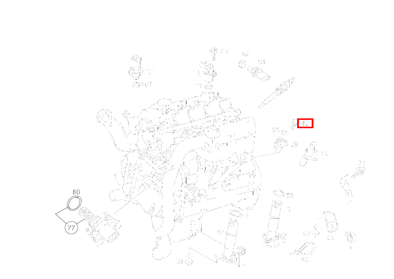 Sechsrundschraube POSITIONSGEBER AN ZYLINDERKURBELGEHAEUSE M 6X16; M6X16 C 200 T CDI 202 Sechsrundschraube POSITIONSGEBER AN ZYLINDERKURBELGEHAEUSE M 6X16; M6X16 C 200 T CDI 202