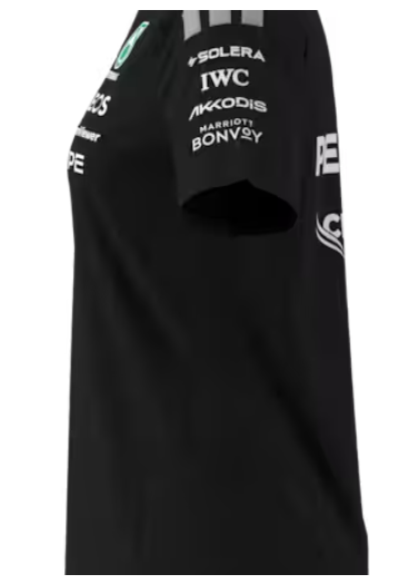 T-Shirt Damen, Fahrer, Mercedes-AMG F1 schwarz