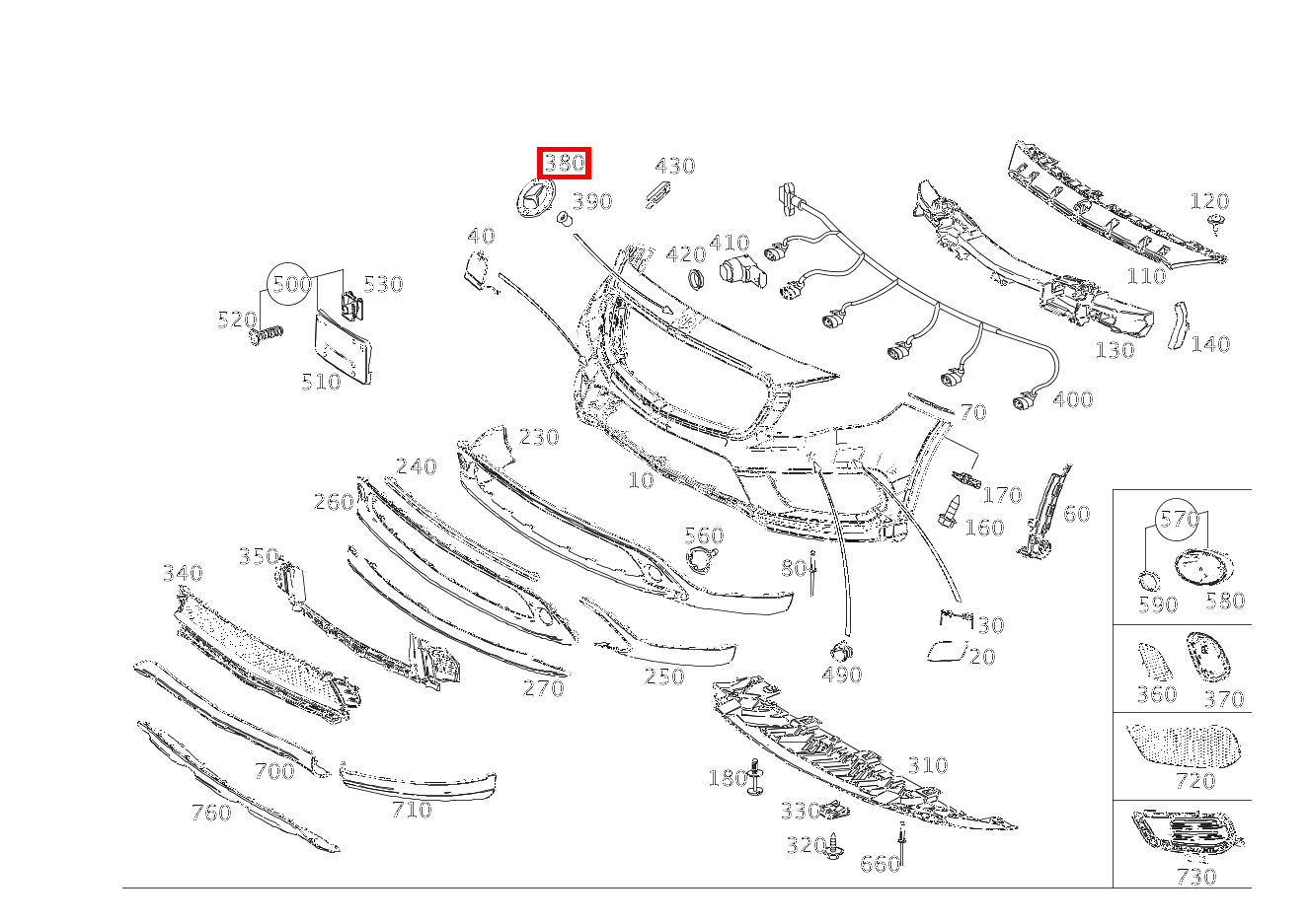 Firmenzeichen AN STOSSFAENGER GLA200CDI 156 Firmenzeichen AN STOSSFAENGER GLA200CDI 156