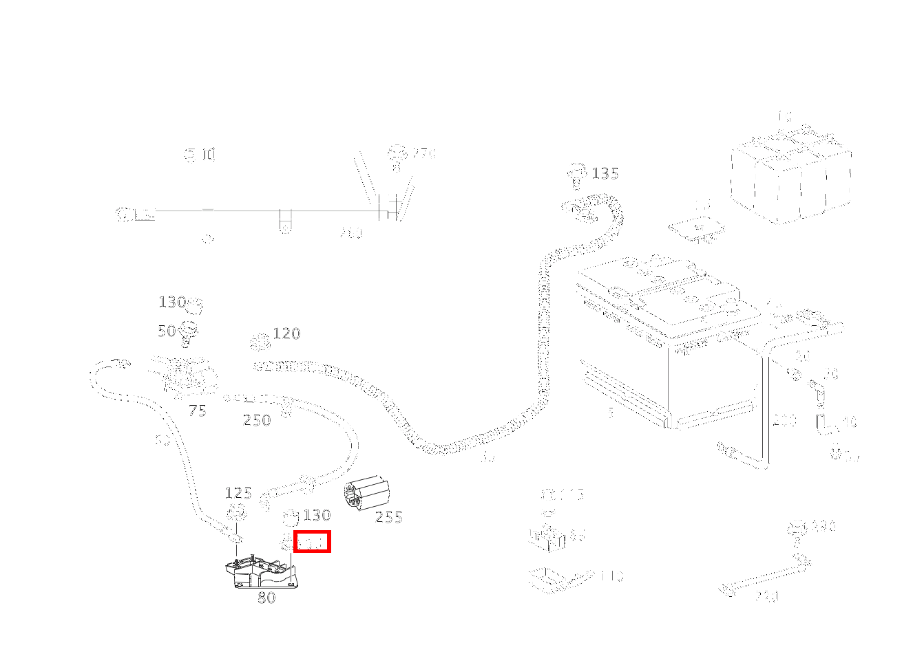 Mutter BEFESTIGUNG LEITUNGSVERBINDER; M6 E280 210 Mutter BEFESTIGUNG LEITUNGSVERBINDER; M6 E280 210