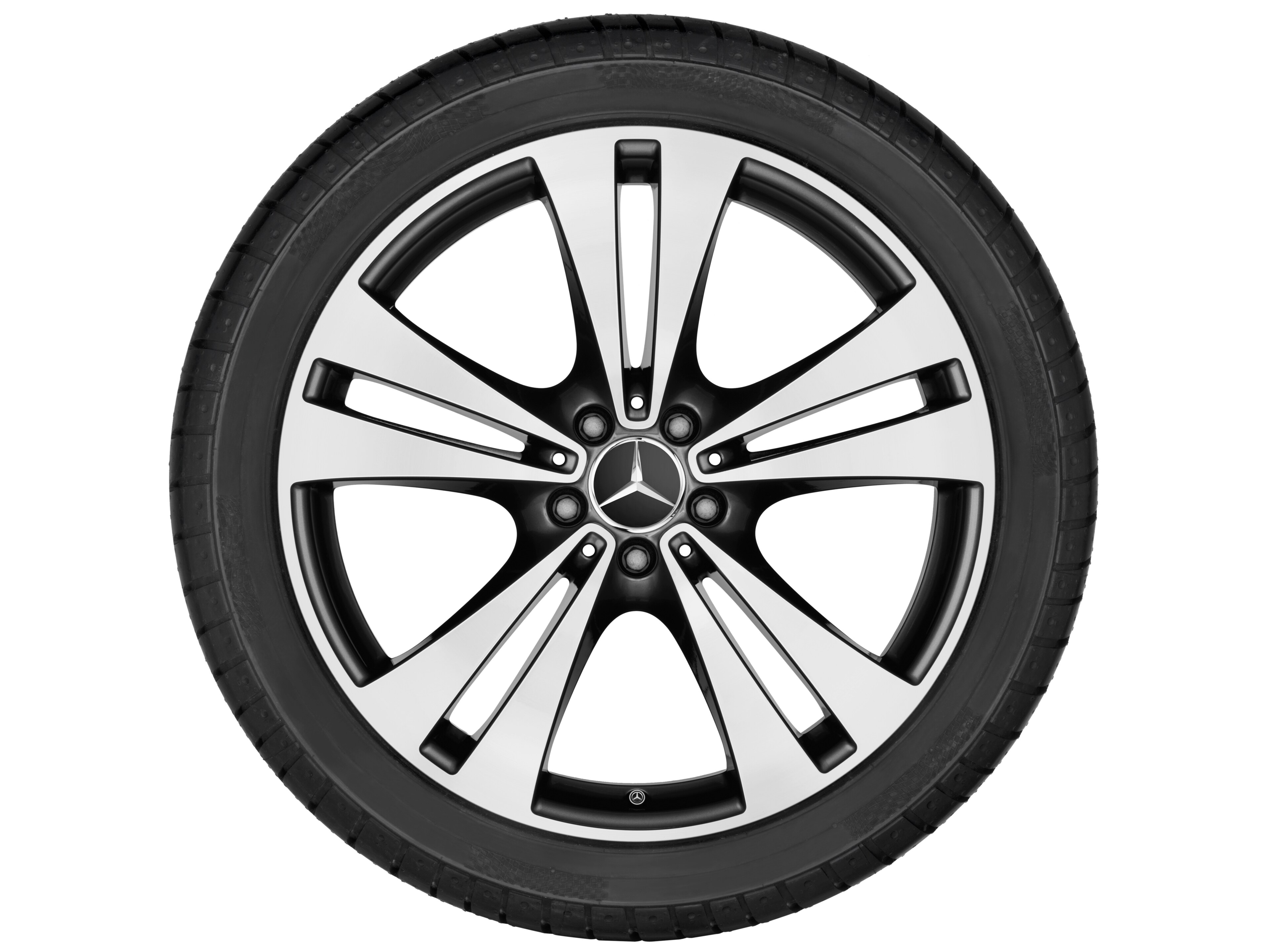 5-Doppelspeichen-Rad, 50,8 cm (20 Zoll), glan