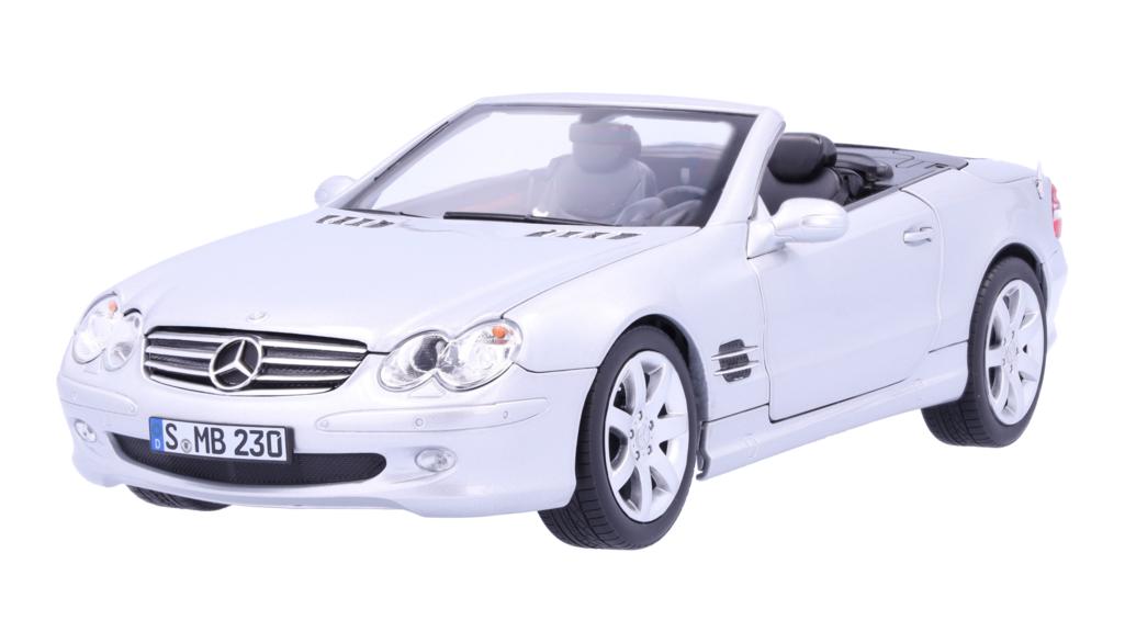 SL 500 R 230 (2001-2006) brillantsilber, Norev, 1:18 SL 500 R 230 (2001-2006) brillantsilber, Norev, 1:18
