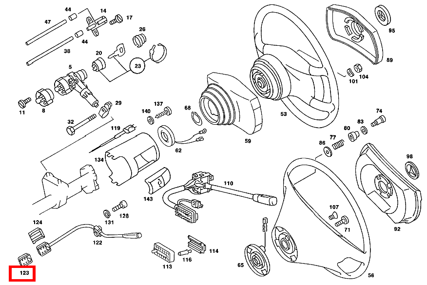 Steckergehäuse 6-PIN 280 CE 123 Steckergehäuse 6-PIN 280 CE 123