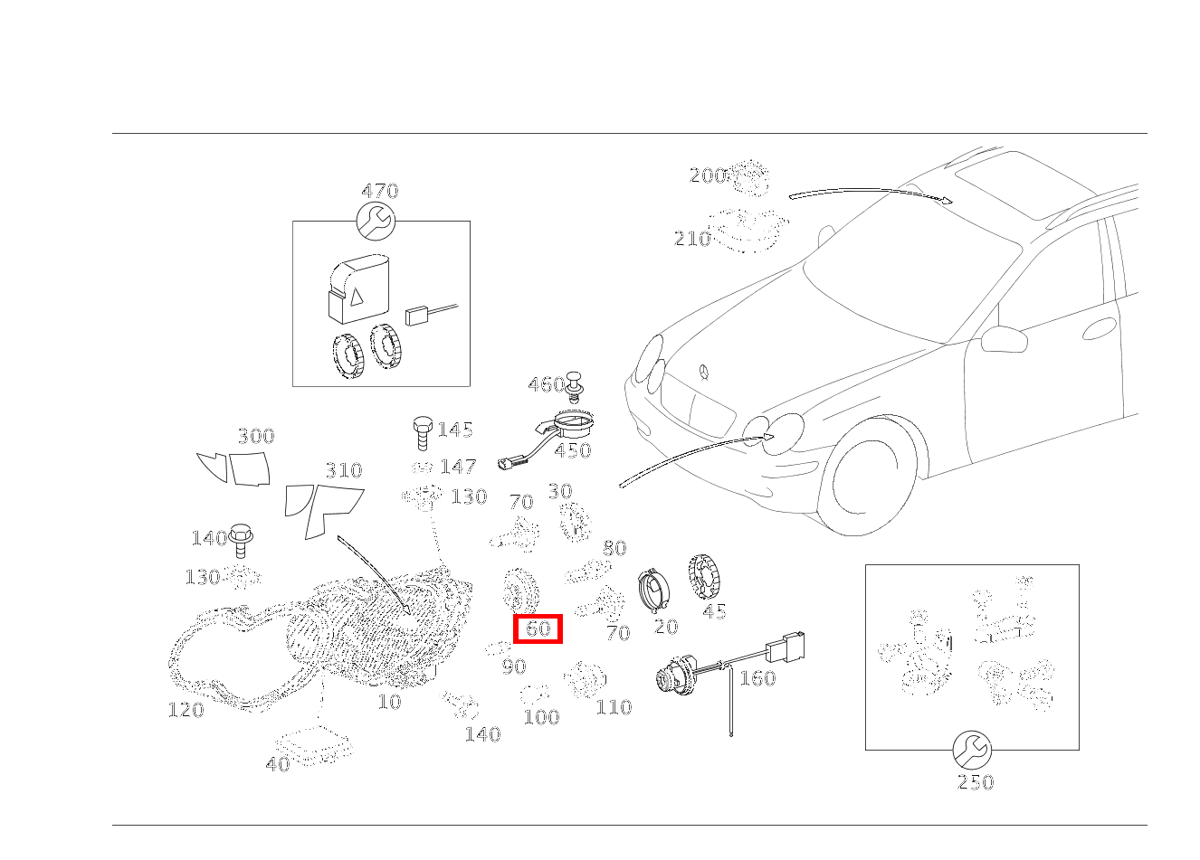 Stellelement LEUCHTWEITENREGULIERUNG RECHTS C 240 4MATIC T-Modell 203 Stellelement LEUCHTWEITENREGULIERUNG RECHTS C 240 4MATIC T-Modell 203
