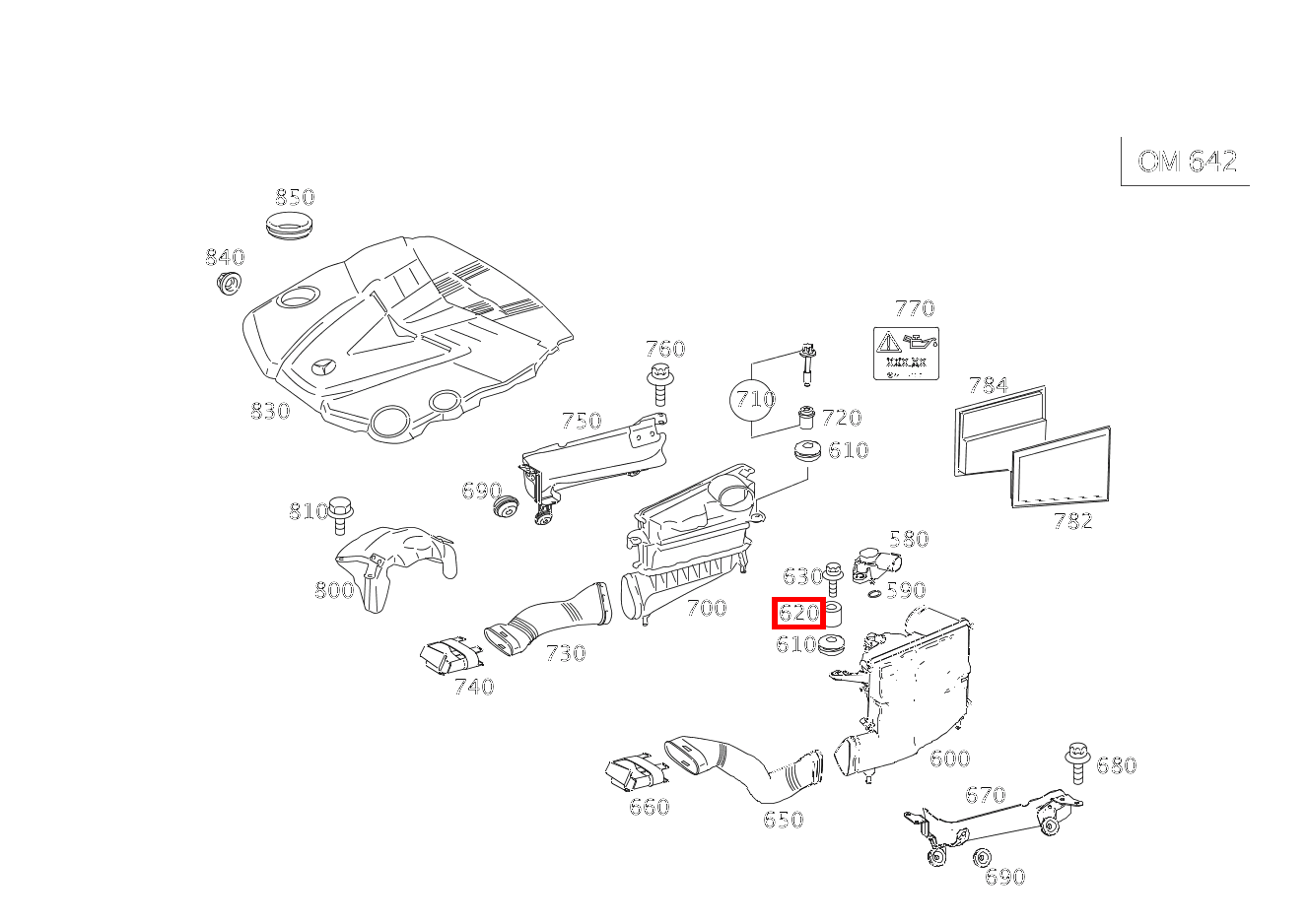 Buchse BEFESTIGUNG LUFTFILTERGEHAEUSE CLK 320 CDI Coupé 209 Buchse BEFESTIGUNG LUFTFILTERGEHAEUSE CLK 320 CDI Coupé 209