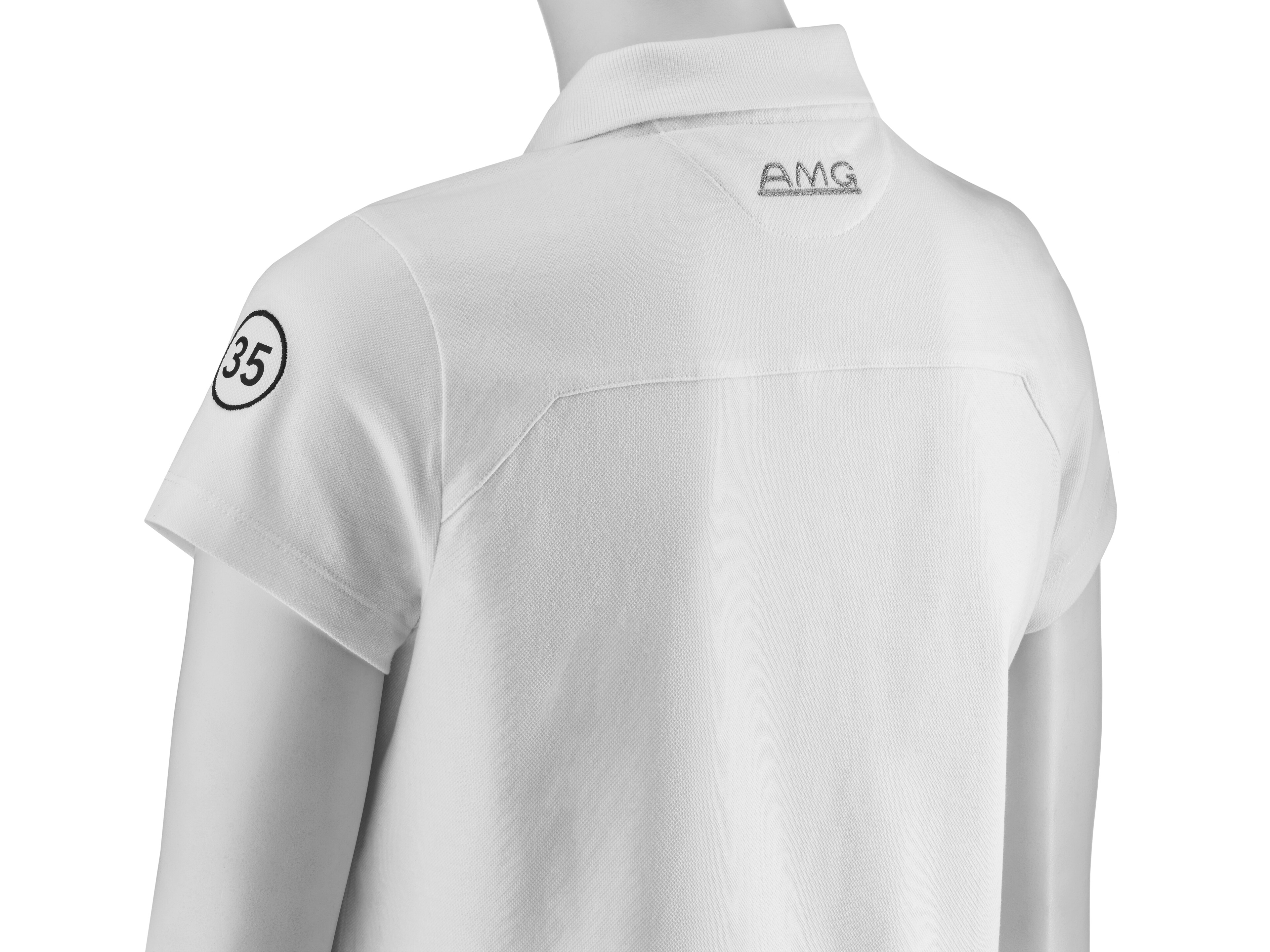 Mercedes-Benz - AMG Poloshirt Damen, weiß