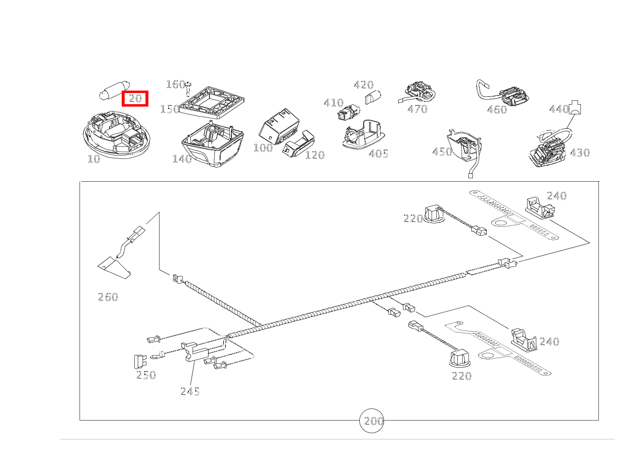 Glühlampe INNENLEUCHTE; 12V-6W fortwo coupé mhd 52 kW 460 Glühlampe INNENLEUCHTE; 12V-6W fortwo coupé mhd 52 kW 460