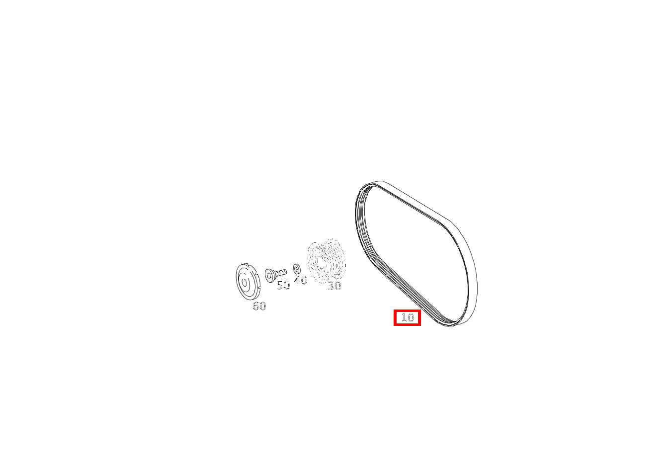 Keilriemen 21.36 X 2360 E 63 AMG T-Modell 211