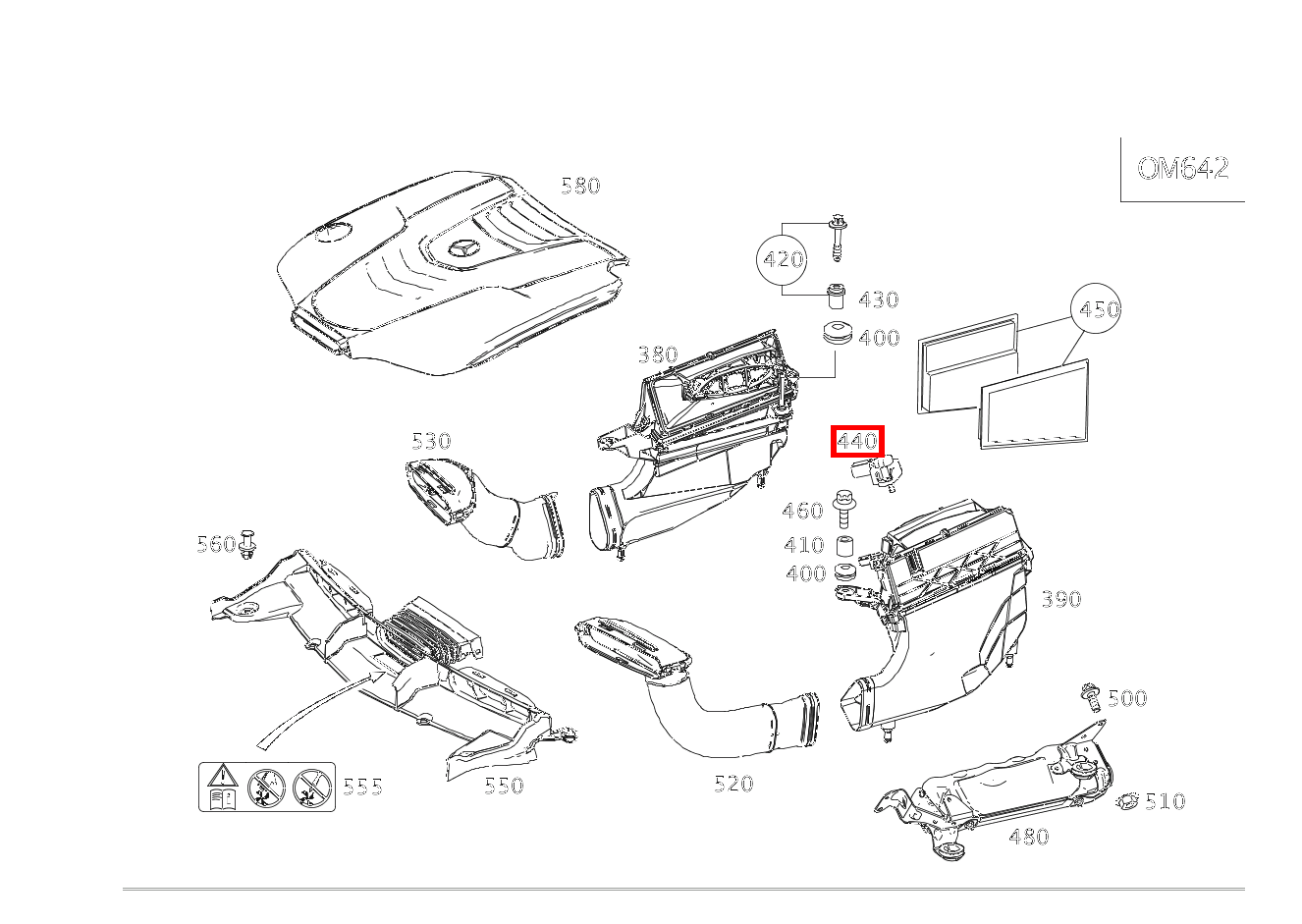 Drucksensor An Luftfiltergehäuse links E 350 d 4MATIC Cabriolet 238 Drucksensor An Luftfiltergehäuse links E 350 d 4MATIC Cabriolet 238