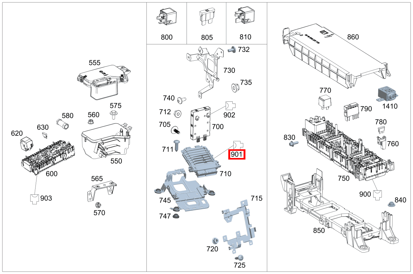 Kupplung, Mechanisch Motorsteuergerät 58-PIN;ST_N3/33.F; 58-PIN 