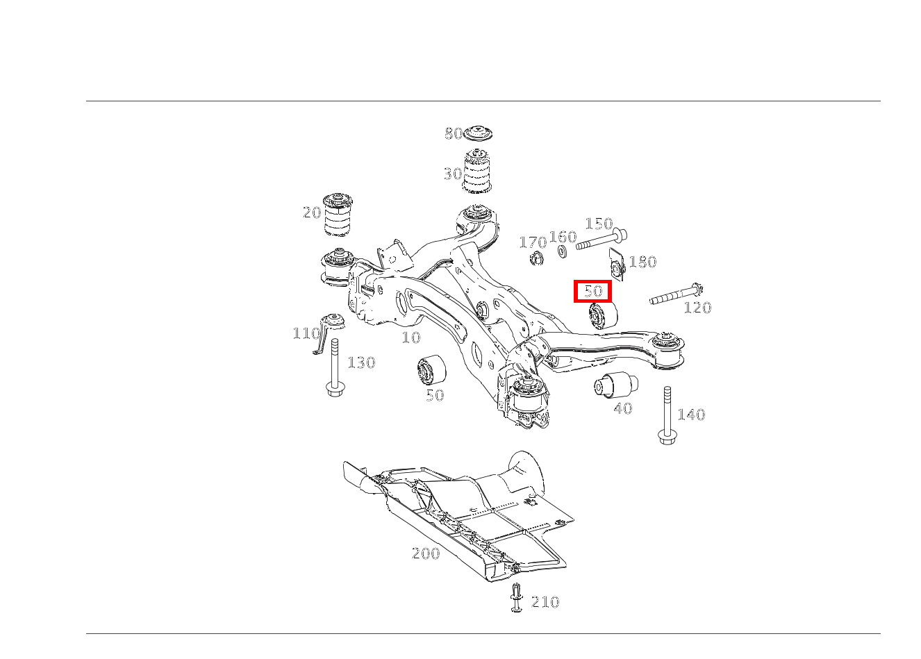 HINTERACHSGETRIEBELAGER Achsgehäuse an Hinterachsträger, hinten CLA 250 4MATIC Coupé 117 HINTERACHSGETRIEBELAGER Achsgehäuse an Hinterachsträger, hinten CLA 250 4MATIC Coupé 117